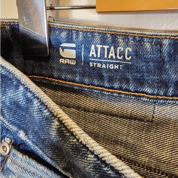 G Star Raw Men's Navy Denim Jeans - Picture 4 of 7